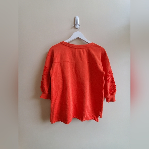 Anthropologie Akemi and Kin Elyria Beaded BOHO Sweater sweatshirt XS - Picture 3 of 9